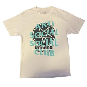 Anti Social Social Club Get Weird Short Sleeve Tee Shirt White